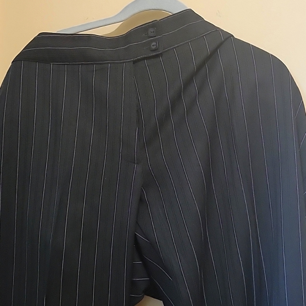 Wide Leg Pin Stripe Pants